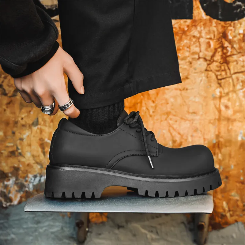 WEISHIBANGWEI Casual Shoes Men's Black-7