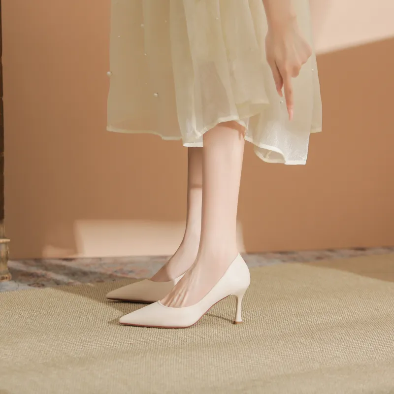 WEISHIBANGWEI Slim Heel High Heels Women's-9