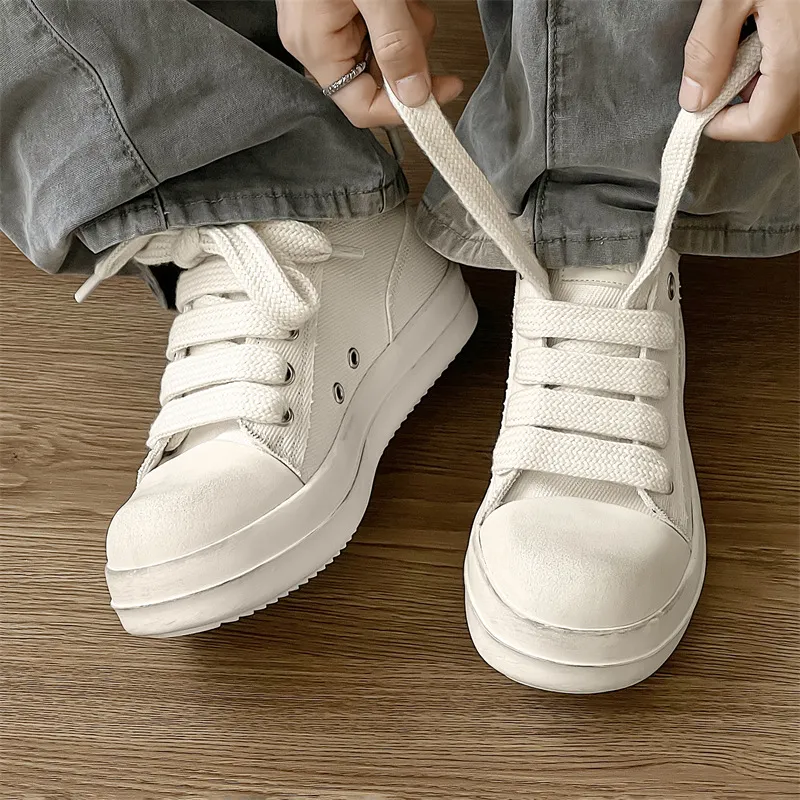 WEISHIBANGWEI Low Top Canvas Shoes Men's-2
