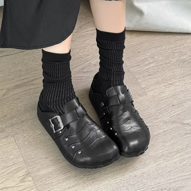 WEISHIBANGWEI Closed Toe Slippers Unisex Black-10