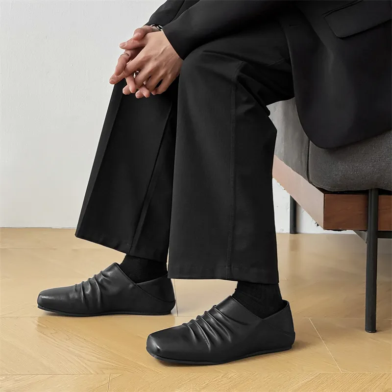 WEISHIBANGWEI Low Top Casual Shoes Unisex Black-4