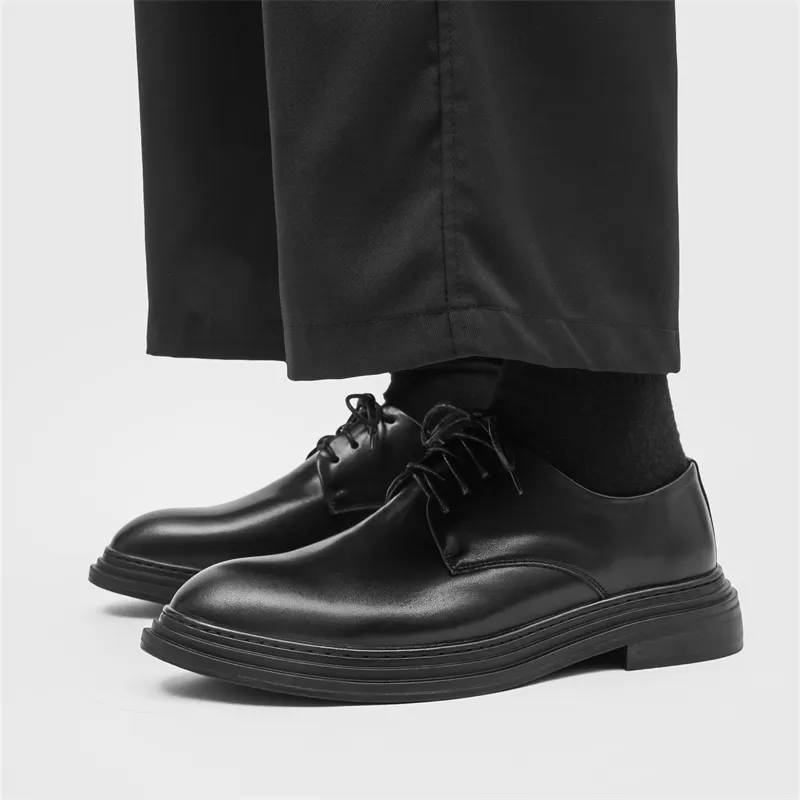 WEISHIBANGWEI Casual Shoes Men's Black-4