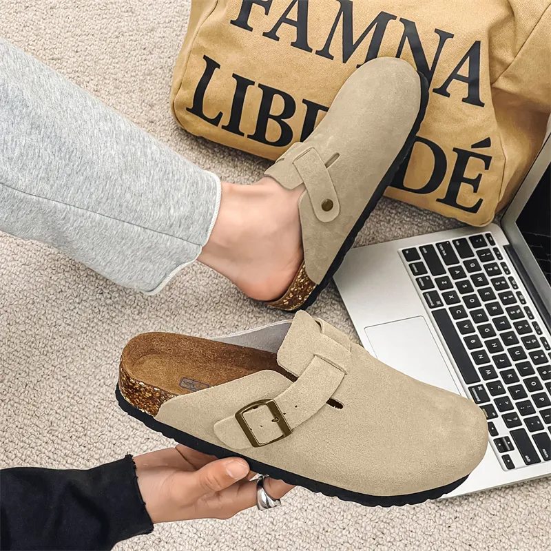 WEISHIBANGWEI Wrap toe Slippers Unisex-5