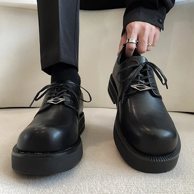 WEISHIBANGWEI Casual Shoes Men's Black-5