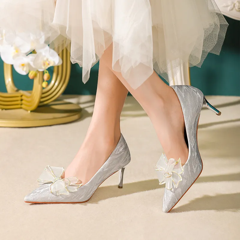 WEISHIBANGWEI Slim Heel High Heels Women's-2
