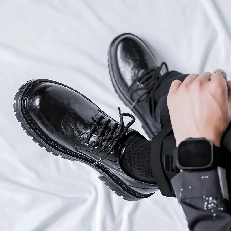 WEISHIBANGWEI Casual Shoes Men's Black-8