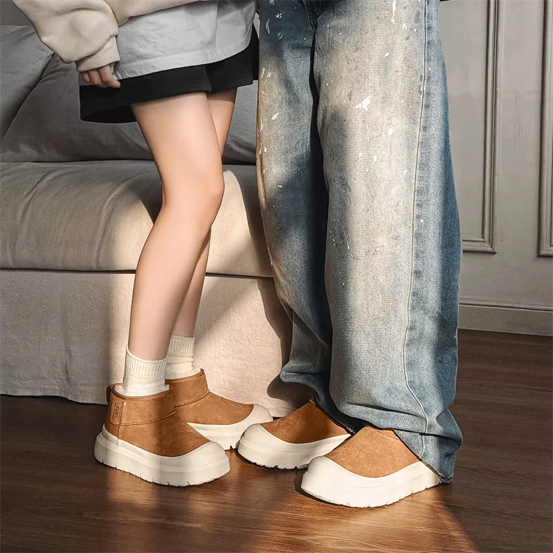 WEISHIBANGWEI Short Snow Boots Unisex-2
