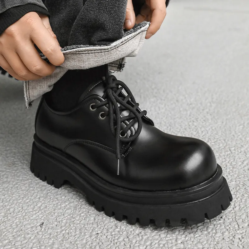 WEISHIBANGWEI Casual Shoes Men's Black-4