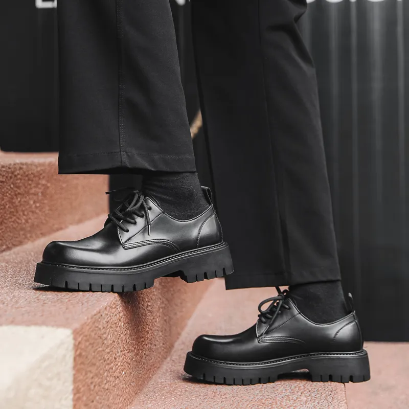 WEISHIBANGWEI Casual Shoes Men's Black-6