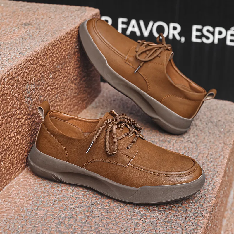 WEISHIBANGWEI Casual Shoes Men's Yellow-2