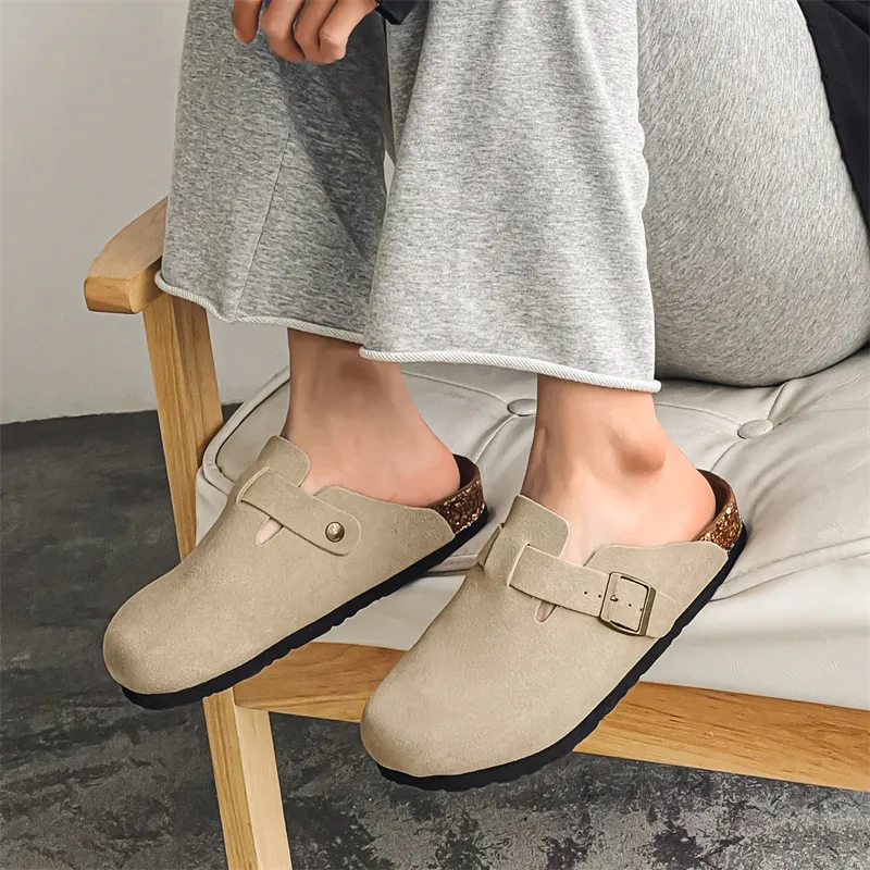 WEISHIBANGWEI Wrap toe Slippers Unisex-9