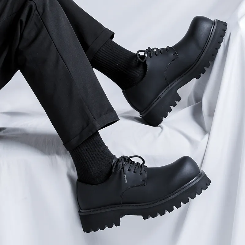 WEISHIBANGWEI Casual Shoes Men's Black-3