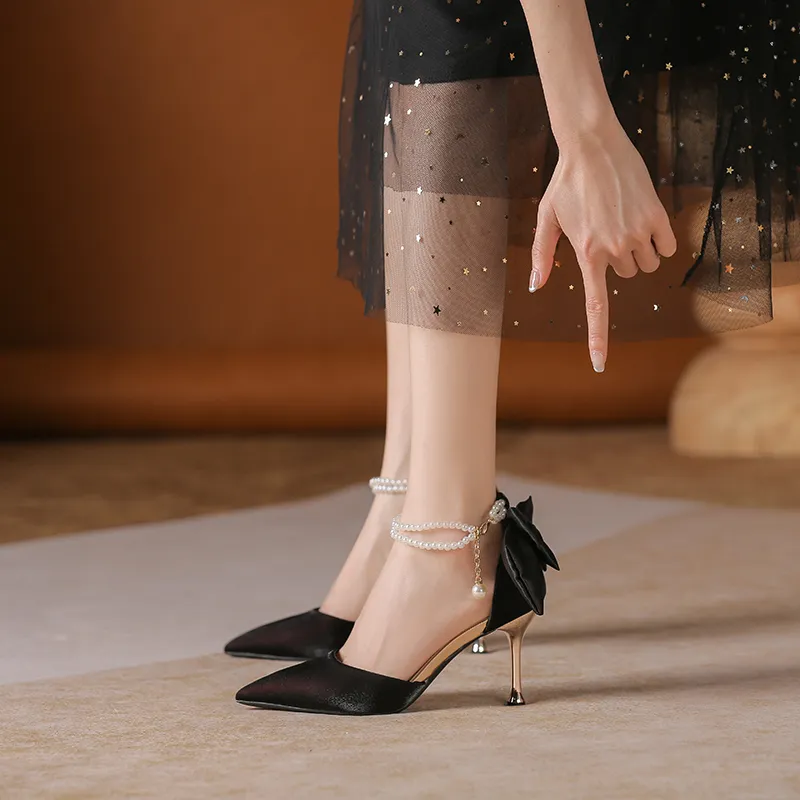 WEISHIBANGWEI Slim Heel High Heels Women's-2