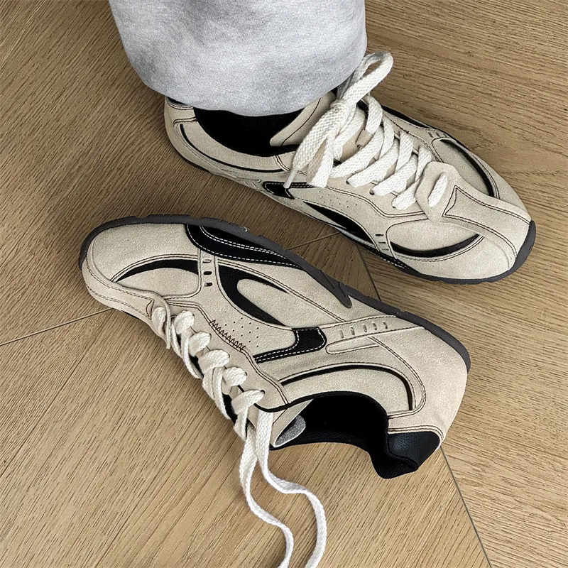 WEISHIBANGWEI Low Top Casual Shoes Men's Sand-1