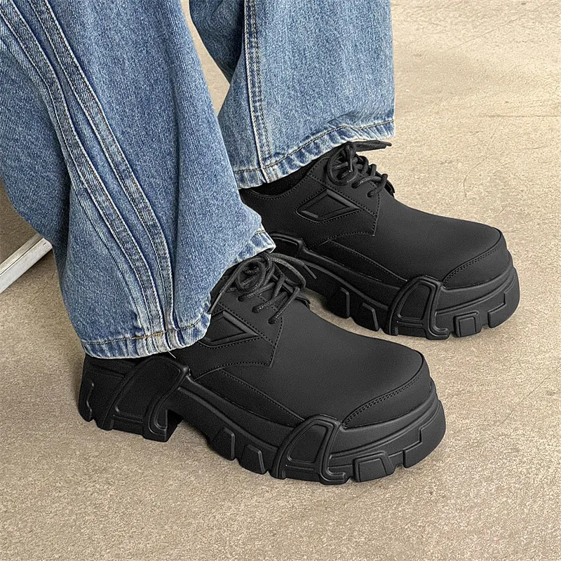 WEISHIBANGWEI Casual Shoes Men's Black-1