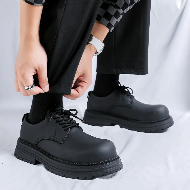 WEISHIBANGWEI Casual Shoes Men's Black-6