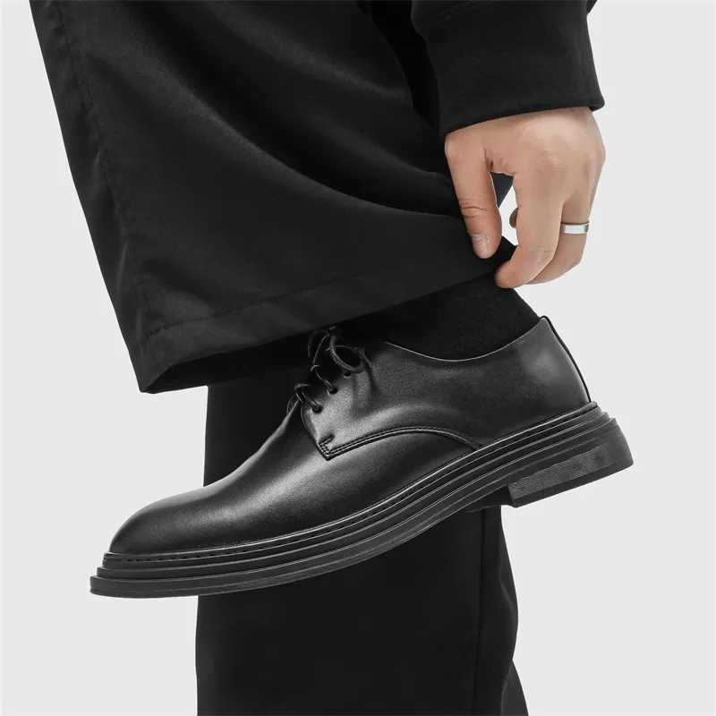 WEISHIBANGWEI Casual Shoes Men's Black-5