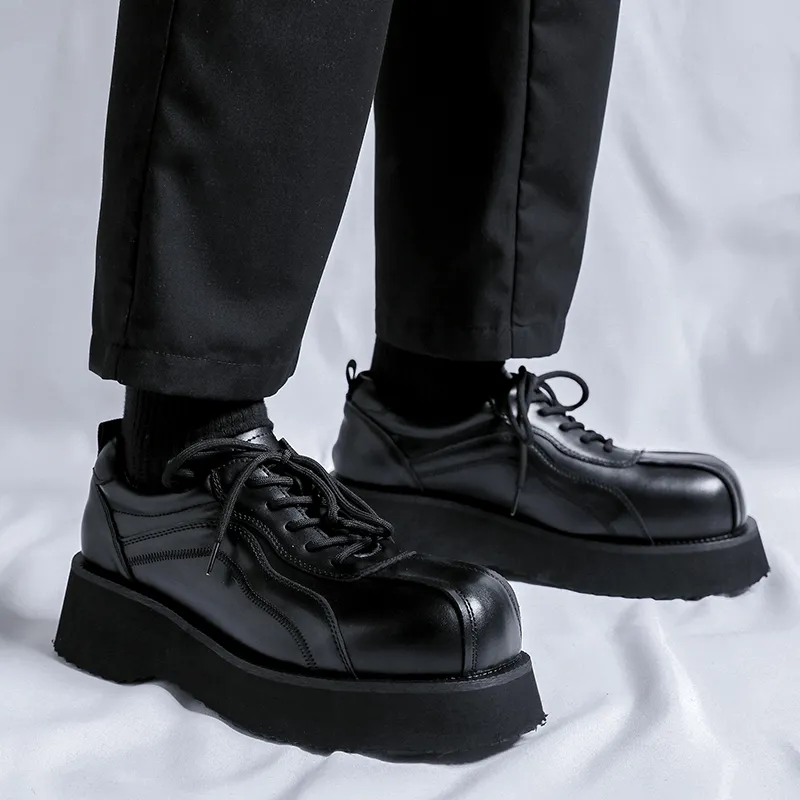 WEISHIBANGWEI Casual Shoes Men's Black-7