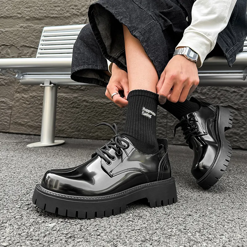 WEISHIBANGWEI Casual Shoes Men's Black-1