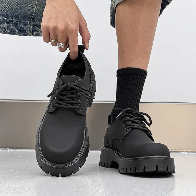 WEISHIBANGWEI Casual Shoes Men's Black-2