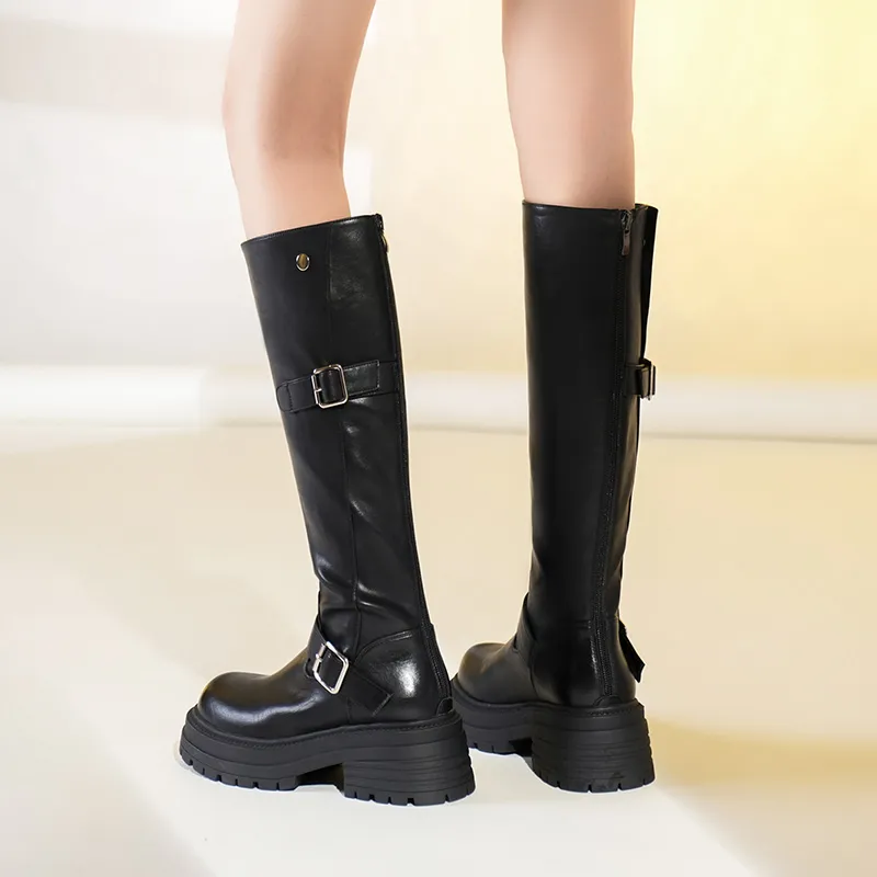 WEISHIBANGWEI Knee high Boots Women's-14