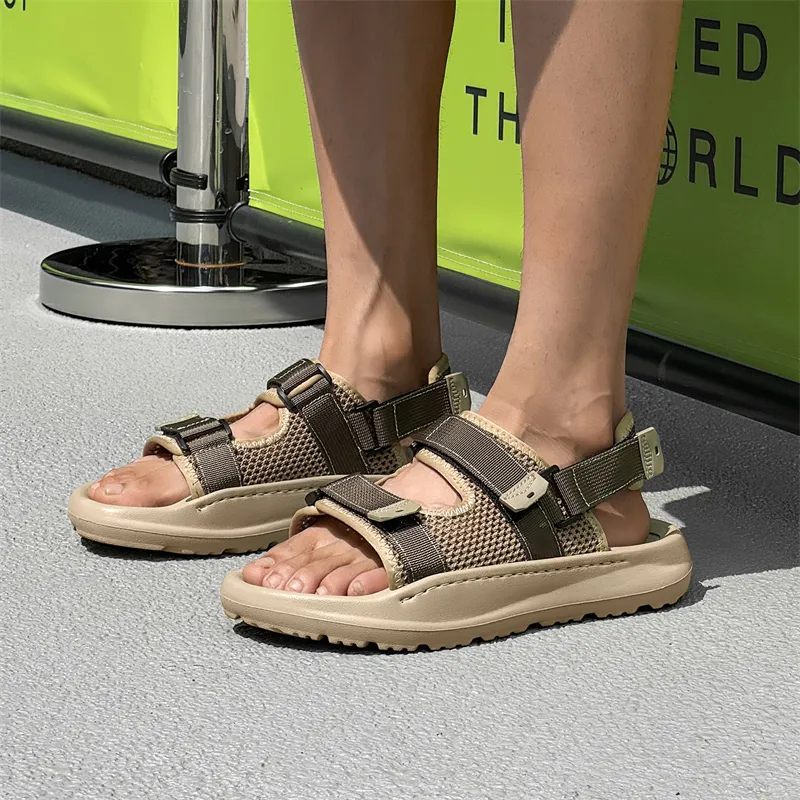 WEISHIBANGWEI Beach Sandals Men's-5