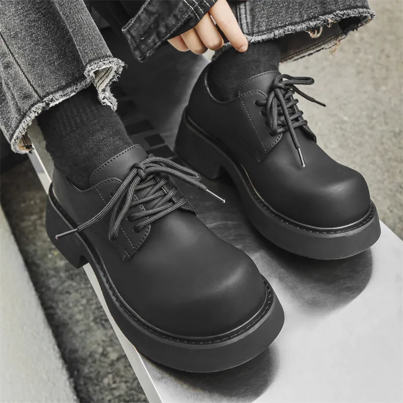 WEISHIBANGWEI Casual Shoes Men's Black-7