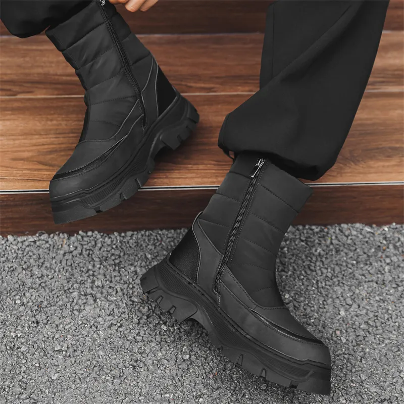 WEISHIBANGWEI Snow Boots Men-6