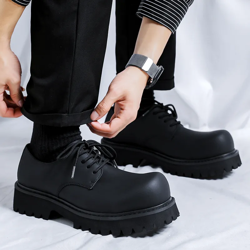 WEISHIBANGWEI Casual Shoes Men's Black-6