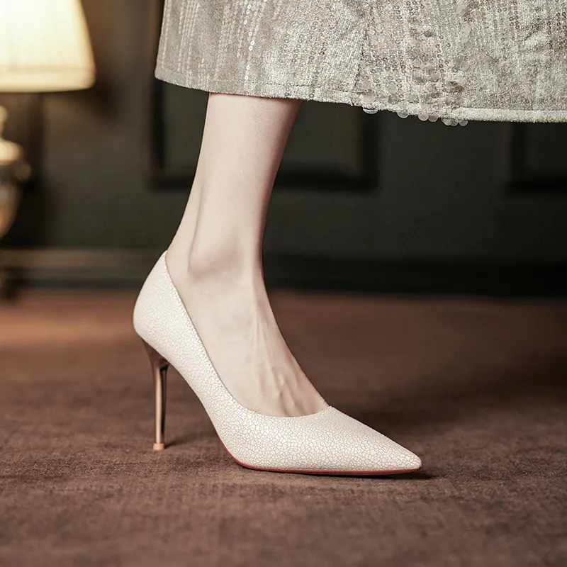 WEISHIBANGWEI Slim Heel High Heels Women's-13