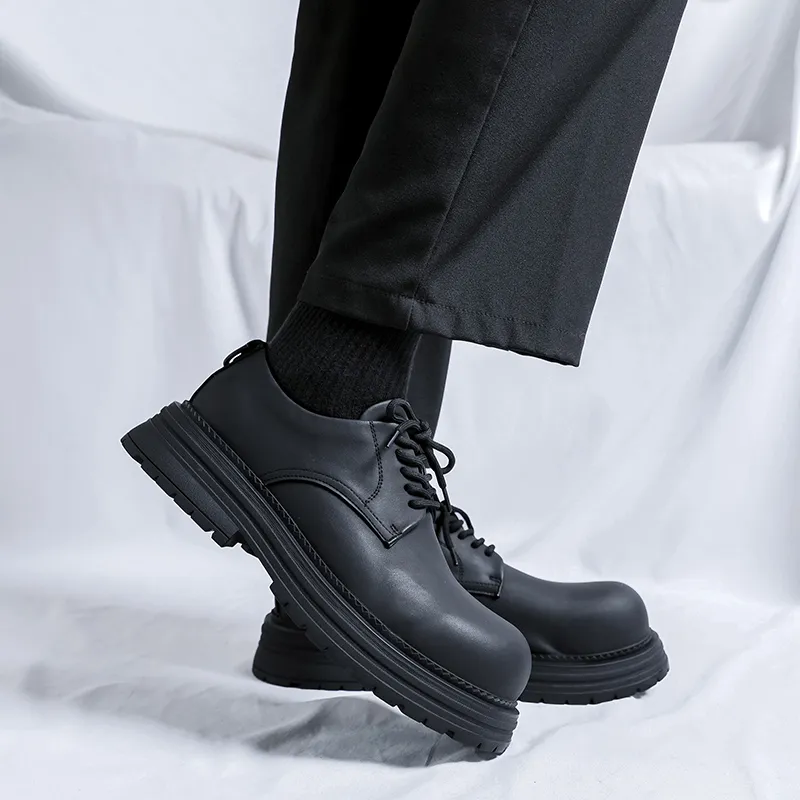 WEISHIBANGWEI Casual Shoes Men's Black-5