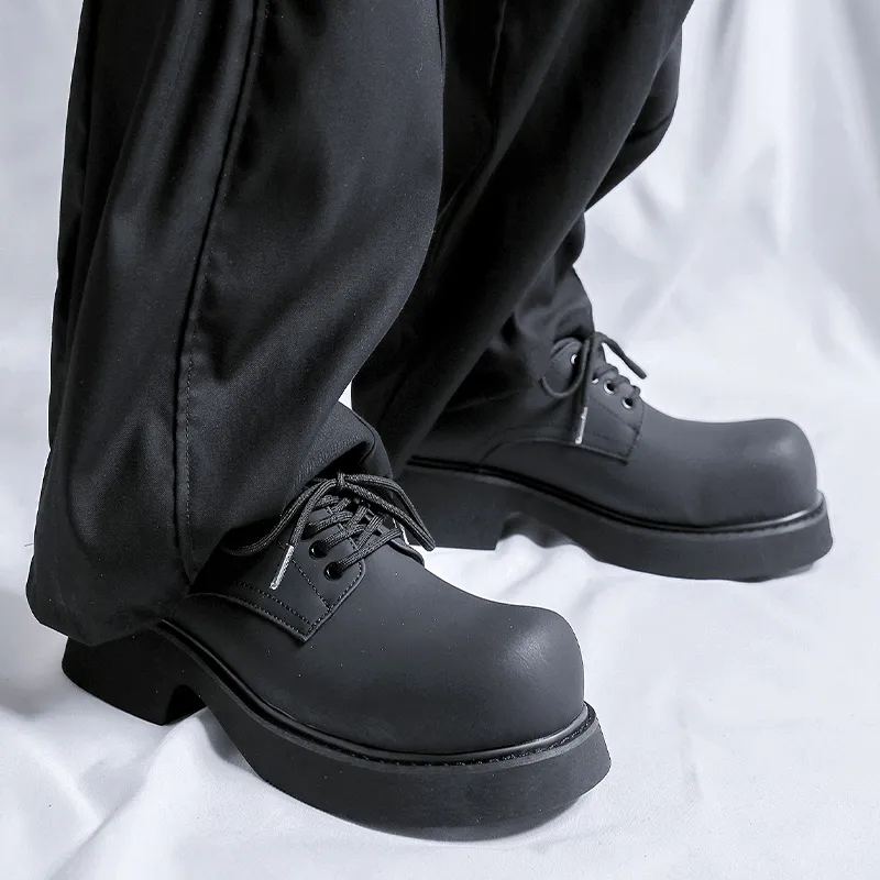 WEISHIBANGWEI Casual Shoes Men's Black-5