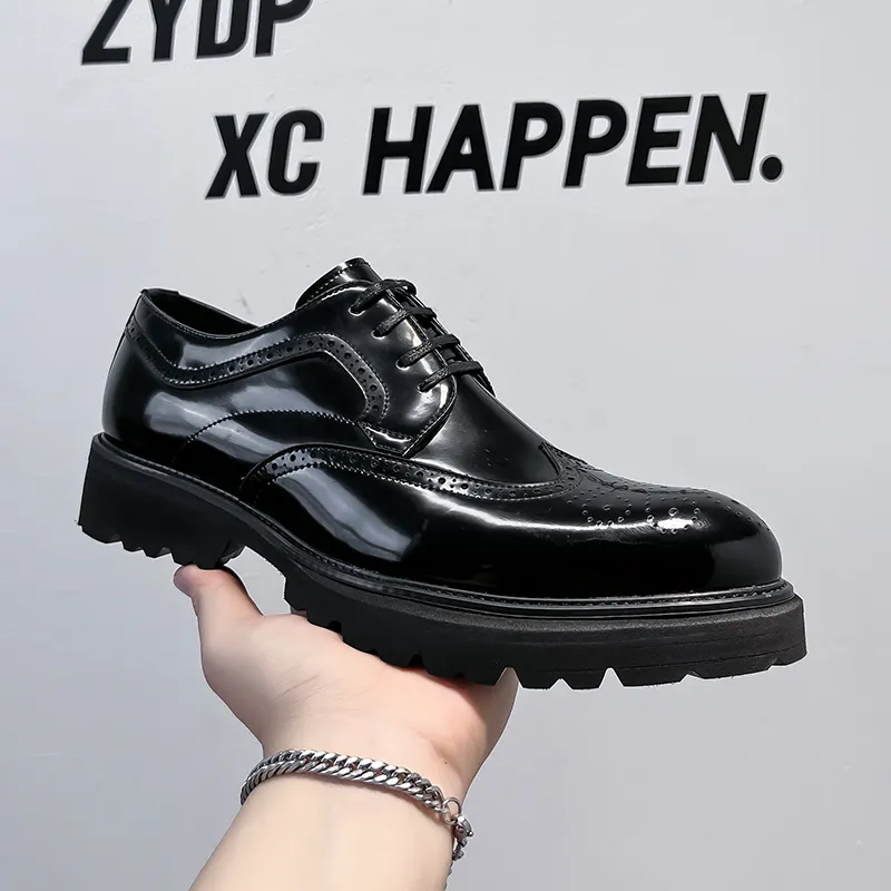 WEISHIBANGWEI Casual Shoes Men's Black-2