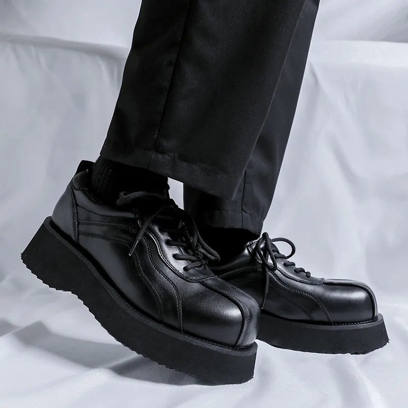 WEISHIBANGWEI Casual Shoes Men's Black-8