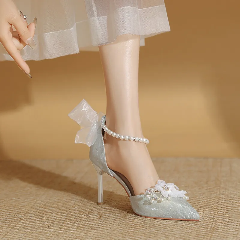 WEISHIBANGWEI Slim Heel High Heels Women's-4