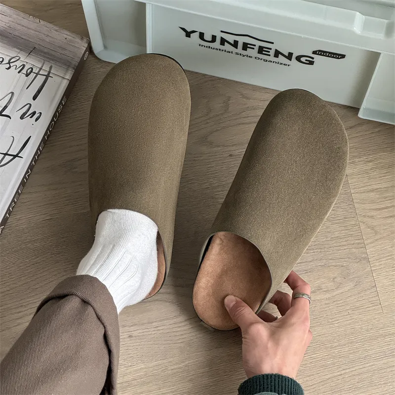 WEISHIBANGWEI Slip Resistant Wrap toe Slippers Unisex-1