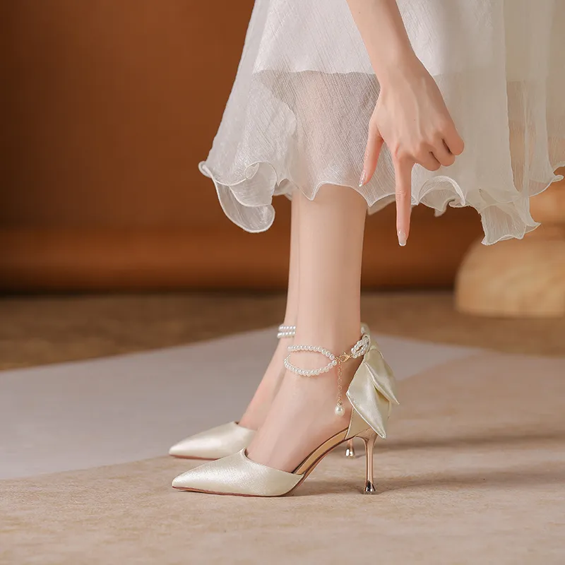 WEISHIBANGWEI Slim Heel High Heels Women's-7