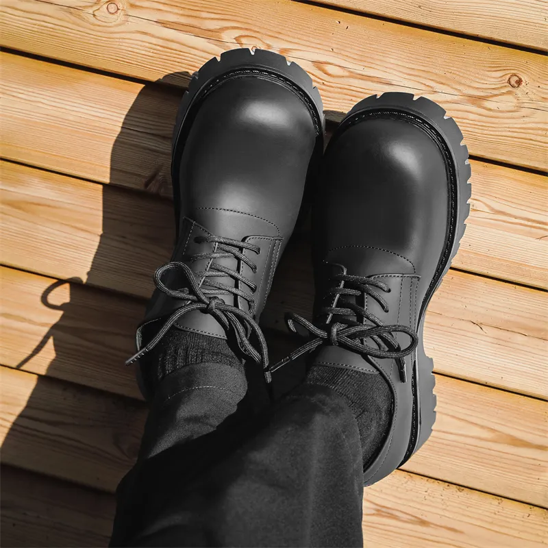 WEISHIBANGWEI Casual Shoes Men's Black-8