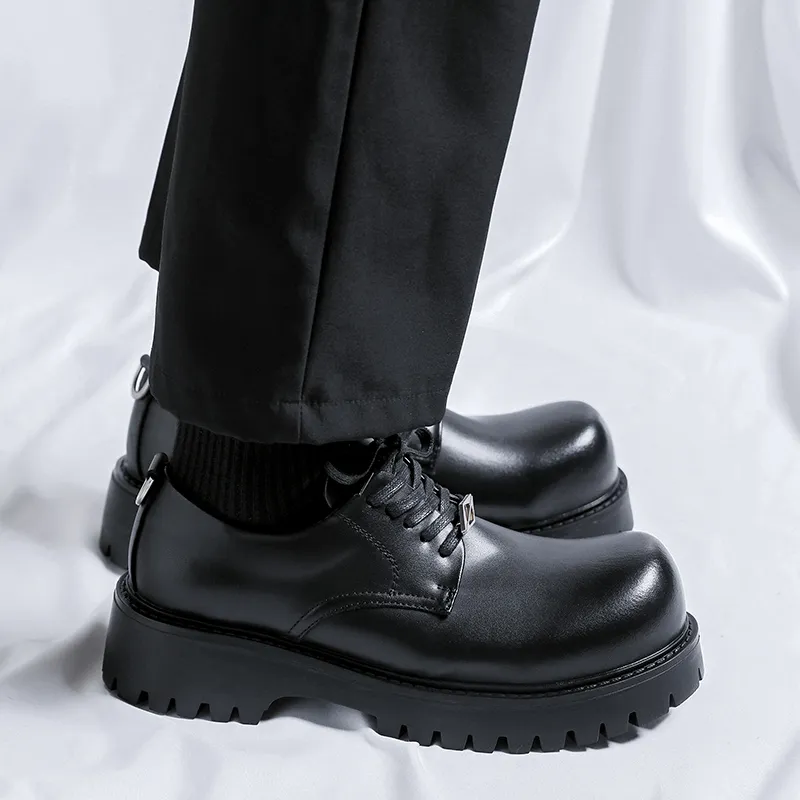 Casual Dress Shoes Suitable For Various Occasions Men's Classic Black-12
