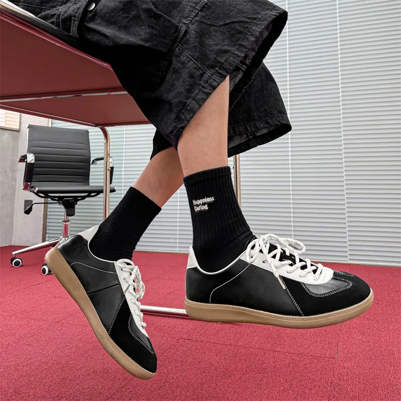 WEISHIBANGWEI Skateboard Shoes Unisex Black-6
