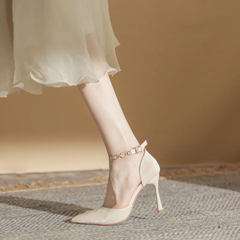 WEISHIBANGWEI Slim Heel High Heels Women's-2