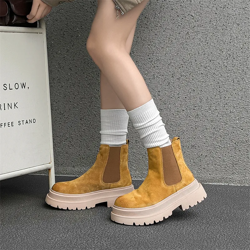 WEISHIBANGWEI Short Chelsea Boots Unisex-13
