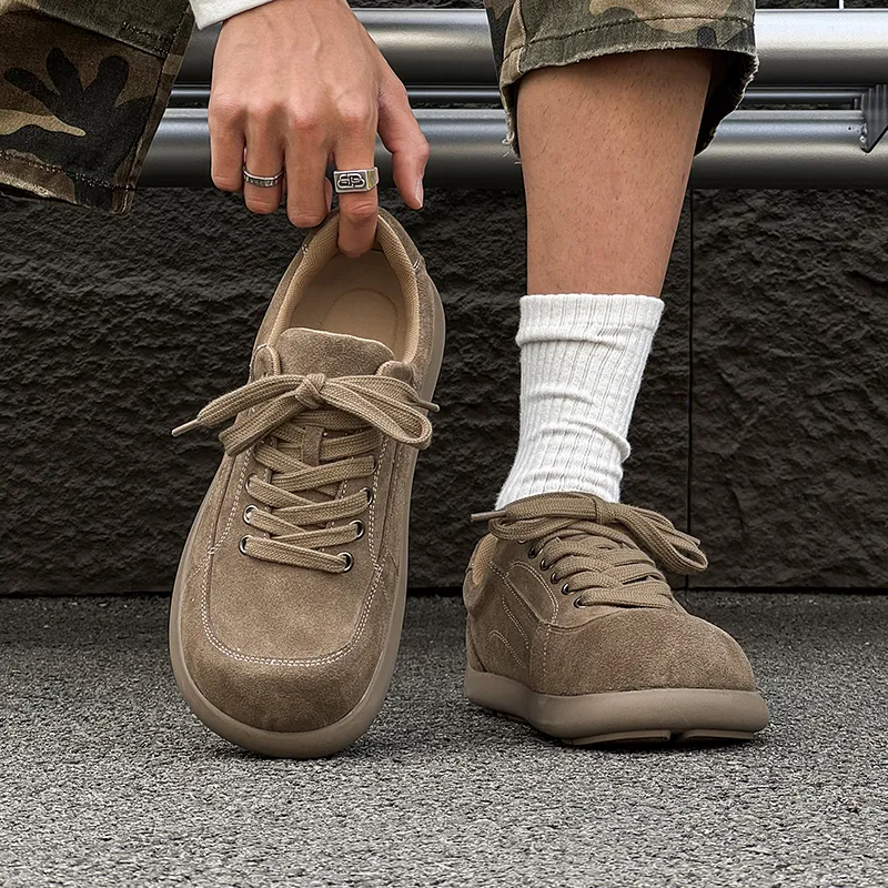 WEISHIBANGWEI Casual Shoes Men's Khaki-1
