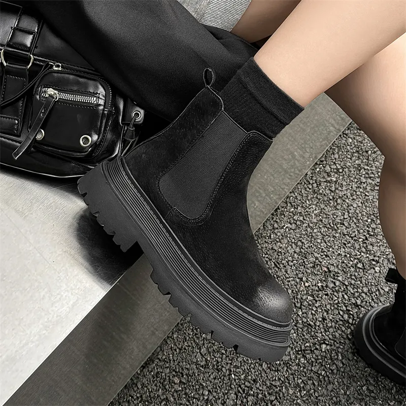 WEISHIBANGWEI Short Chelsea Boots Unisex-6
