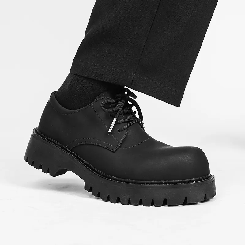 WEISHIBANGWEI Casual Shoes Men's Black-4