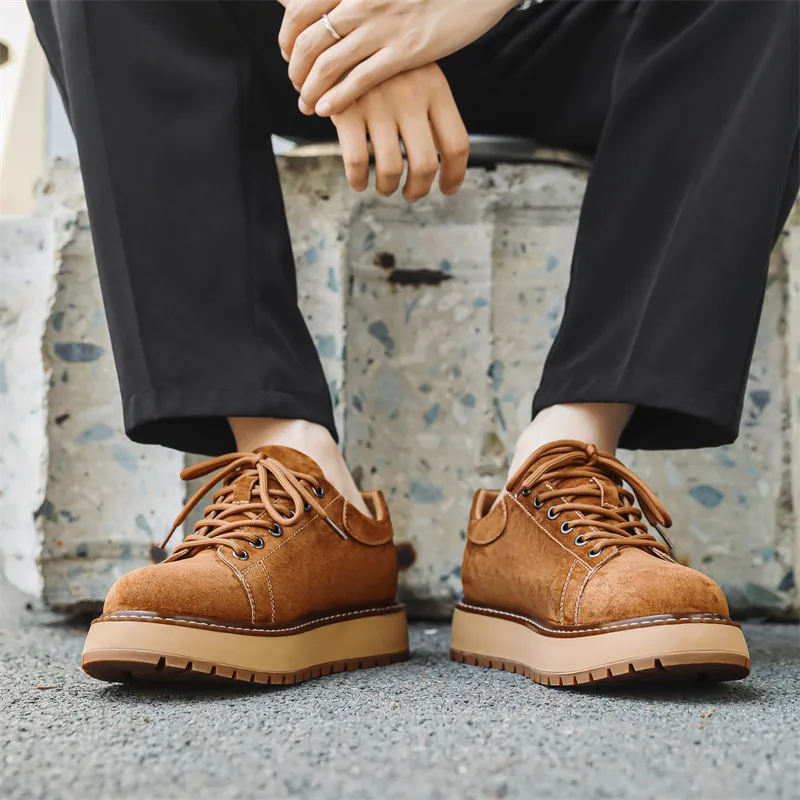 WEISHIBANGWEI Men's Casual Shoes Men Low Top-9