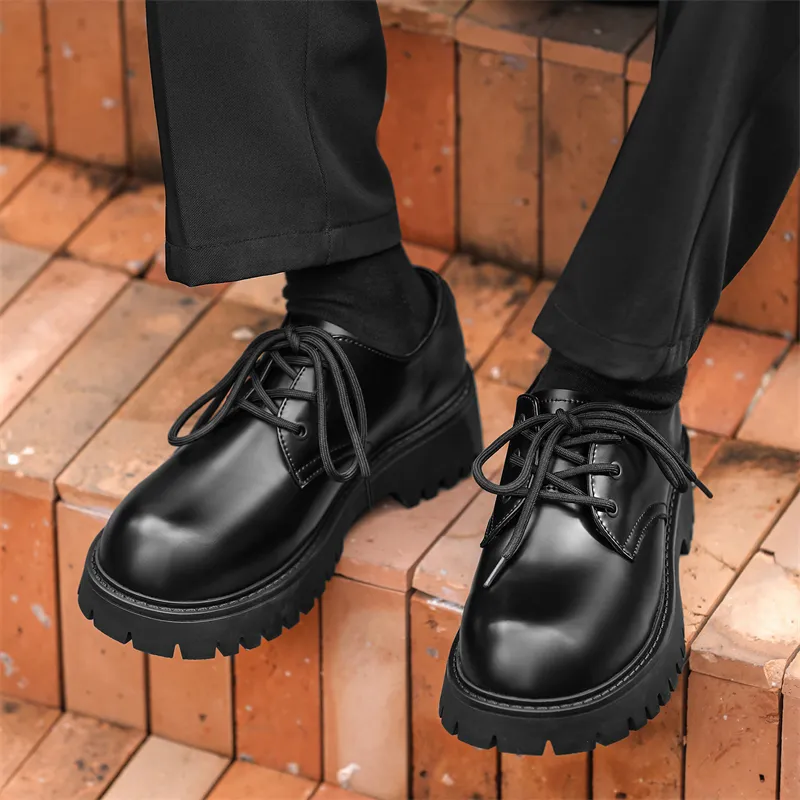 WEISHIBANGWEI Casual Shoes Men's Black-6