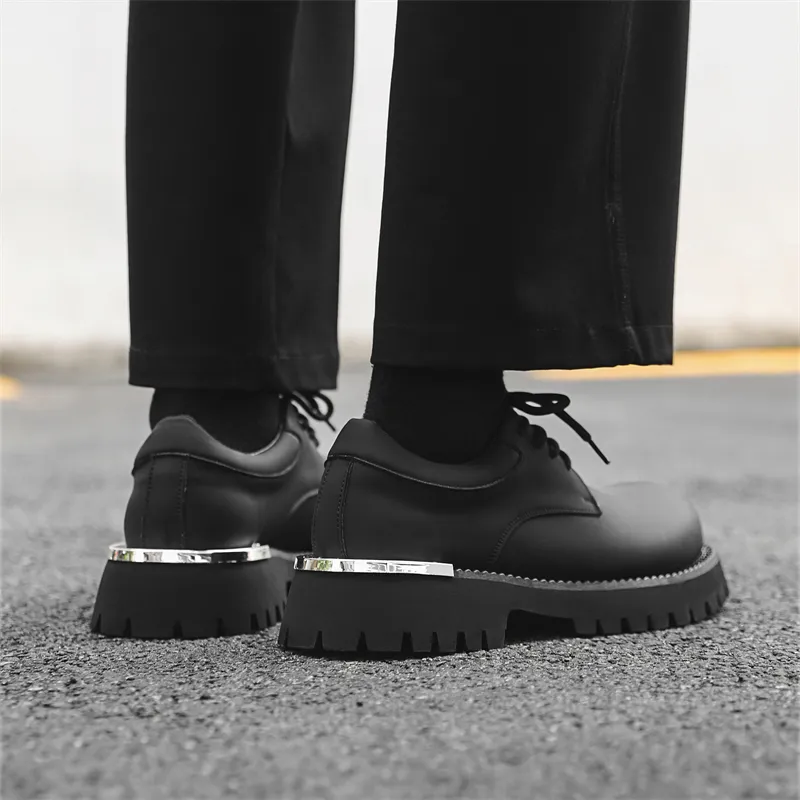 WEISHIBANGWEI Casual Shoes Men's Black-7