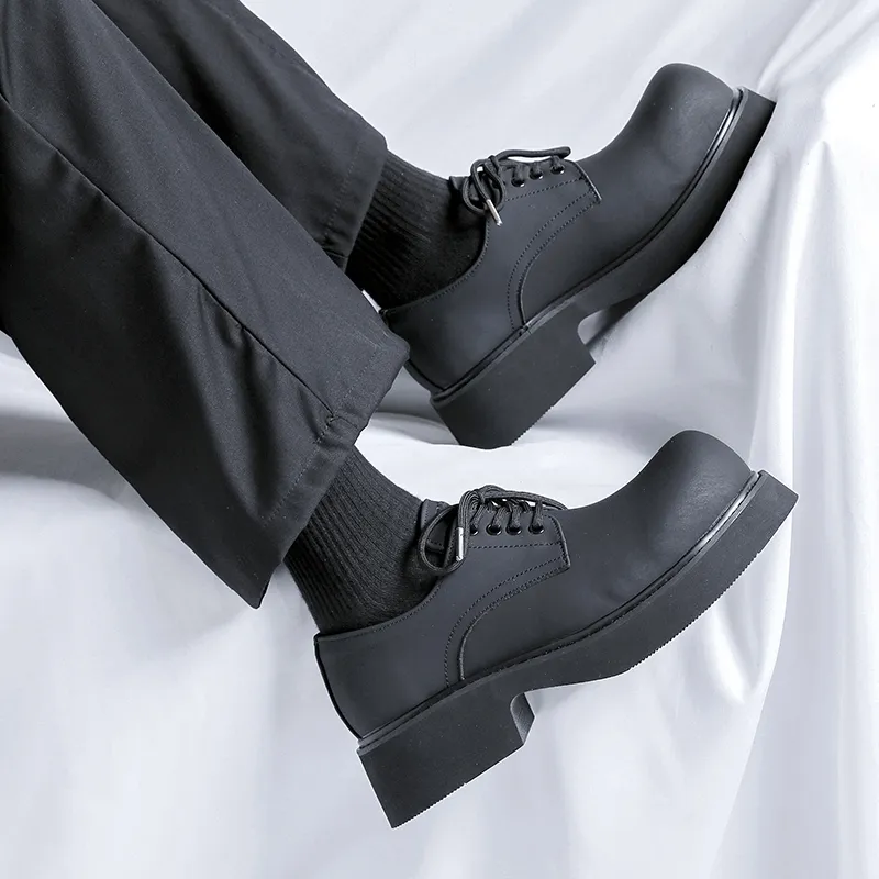 WEISHIBANGWEI Casual Shoes Men's Black-7