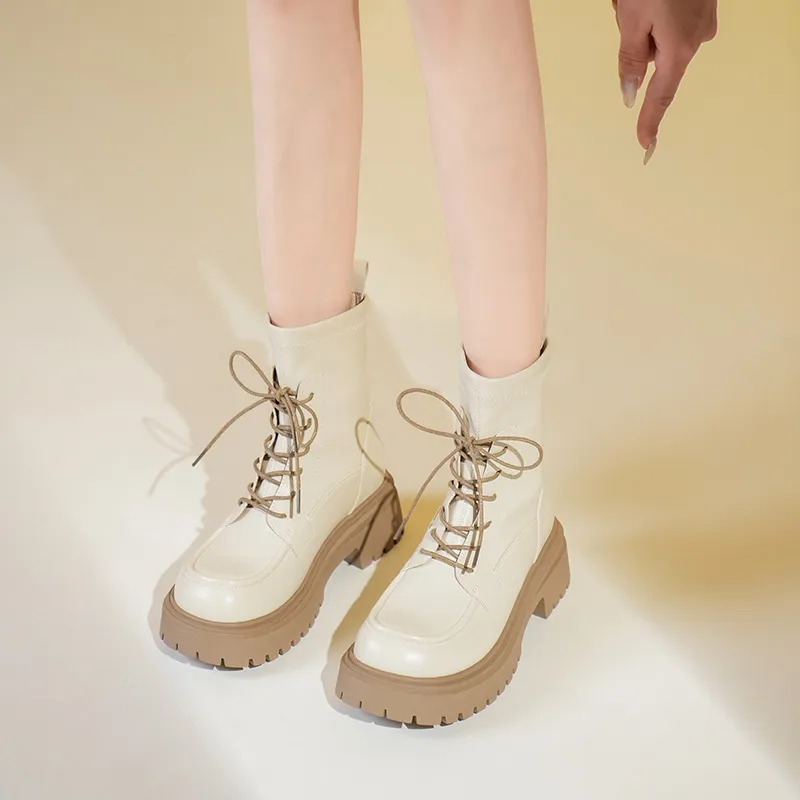 WEISHIBANGWEI Short Martin Boot Women's-6